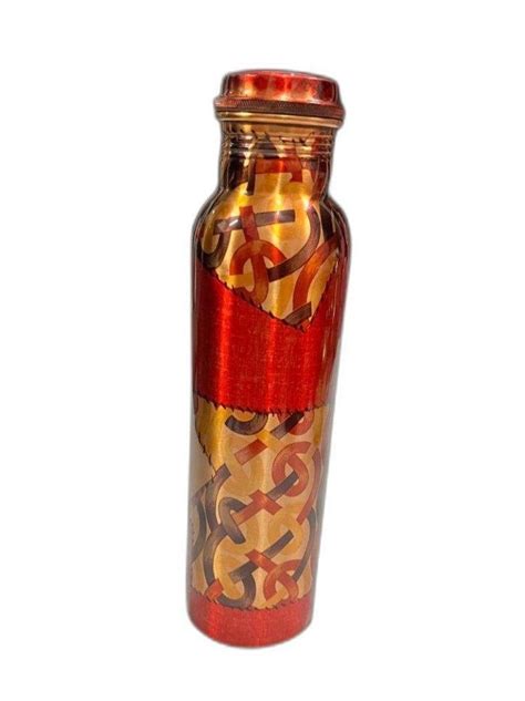 Red Printed Copper Water Bottle Capacity 1 Litre At Rs 470 Piece In