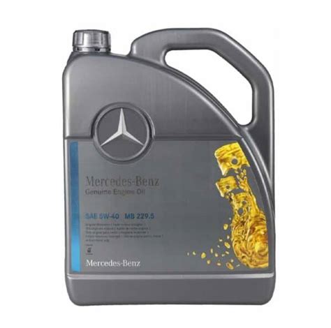 Mercedes Benz Genuine ENGINE OIL SAE 5W40 MB229 5 5Ltr