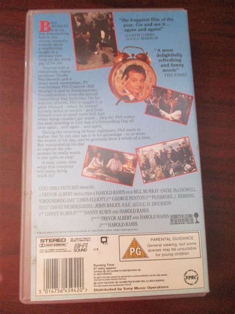 Groundhog Day Vhs Video Tape New Ebay