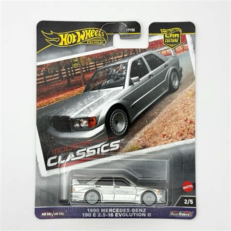 風火輪 金標 Hot Wheels 汽車文化 現代經典 Mercedes Benz 190 E 2 5 16 蝦皮購物