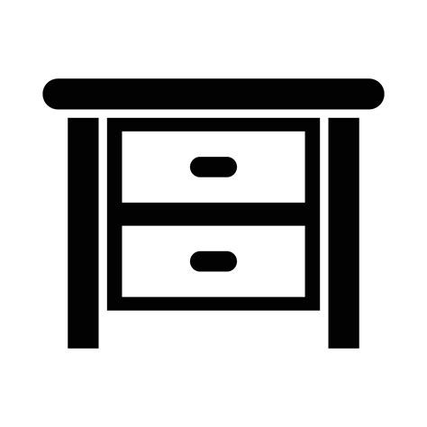 Drawer Vector Glyph Icon For Personal And Commercial Use