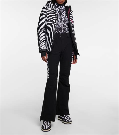 Zebra Print Ski Pants In Black Dolce Gabbana Mytheresa