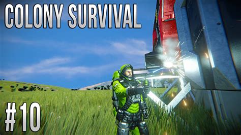 Space Engineers Colony Survival Ep 10 Construction Continues Youtube