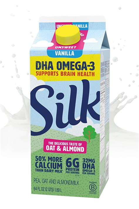 Silk DHA Omega-3 Oat & Almond Milk Reviews and Information