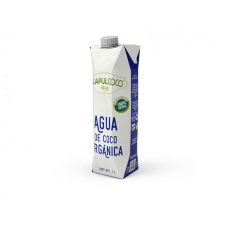 Agua de Coco Orgánica Acapulcoco Calahua 1lt