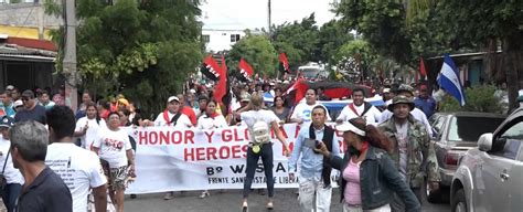 Militantes Sandinistas Conmemora A Los H Roes Y M Rtires De Wasp N Sur