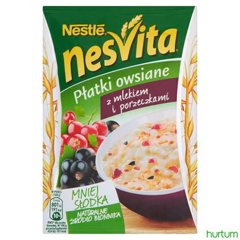 Nesvita P Atki Owsiane Z Mlekiem I Porzeczkami G W Hurtum Pl