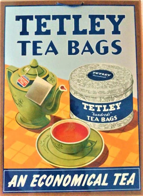 Solve Themes Vintage Ads Tetley Tea Bags Jigsaw Puzzle Online With