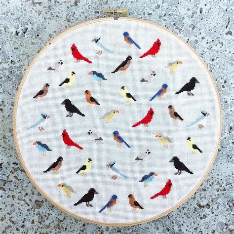 Birds Cross Stitch Pattern Tiny Cross Stitch Cross Stitch Patterns