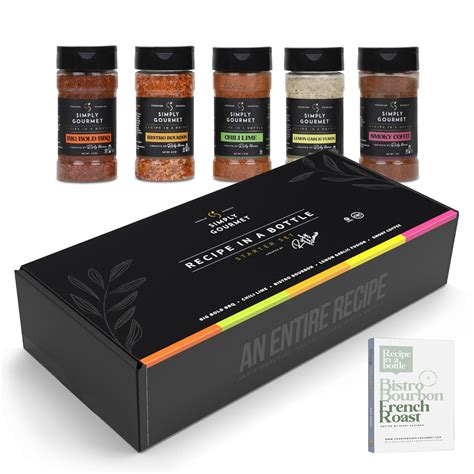 Spice Box Gift Set 5 | Premium Blends With Recipe Cards | Best Gift for