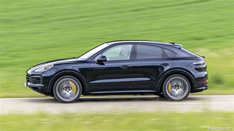 2021 Porsche Cayenne GTS Coupe Color Moonlight Blue Metallic Side