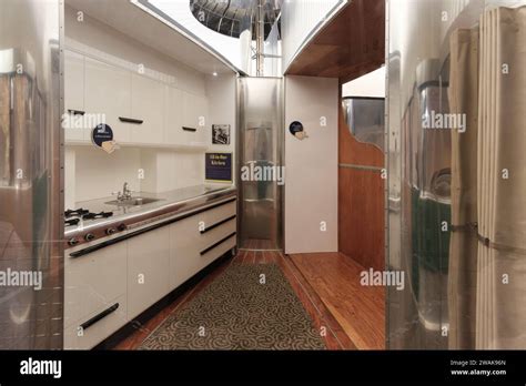 Kitchen of the Buckminster Fuller Dymaxion House on display at The Henry Ford Museum of American ...