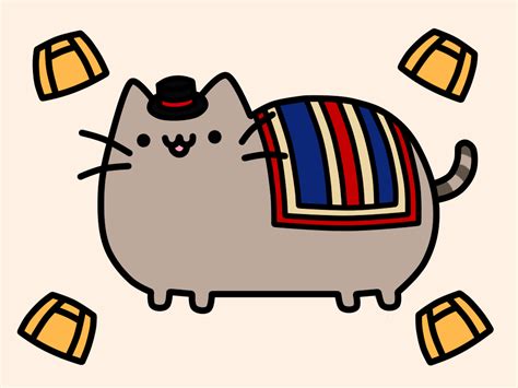 Pusheen dieciochero (gif animado) by Viremi on DeviantArt