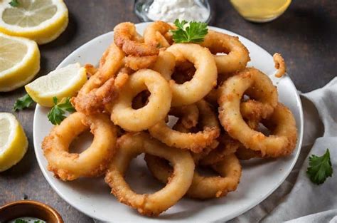 Frittierte Köstlichkeit Calamari Fritti Ein mediterraner Klassiker