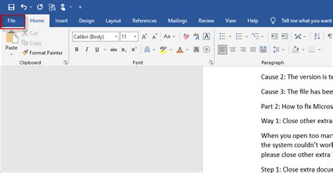 Ways To Fix Microsoft Word Not Responding