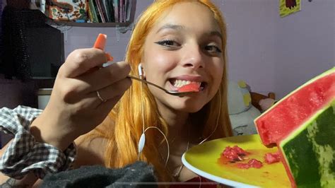 Asmr Comiendo SandÍa 🍉 Mouth Sounds MÁs PropÓsitos 2023 Sofiwi Youtube