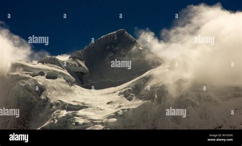 snow ice landscape fog winter Stock Photo - Alamy