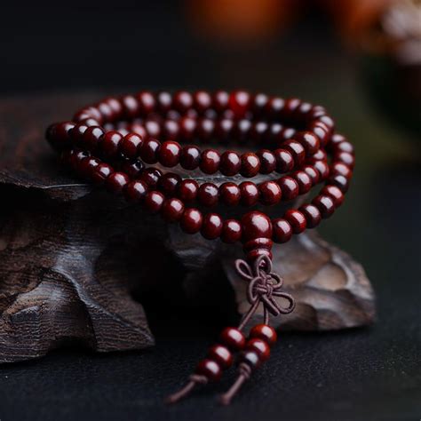 Cheap Pulseras Beads Mm Natural Sandalwood Buddhist Buddha Wood