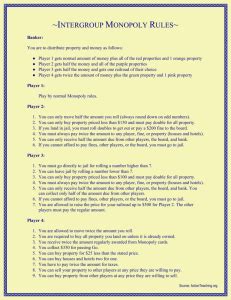 MONOPOLY TOURNAMENT RULES final 9