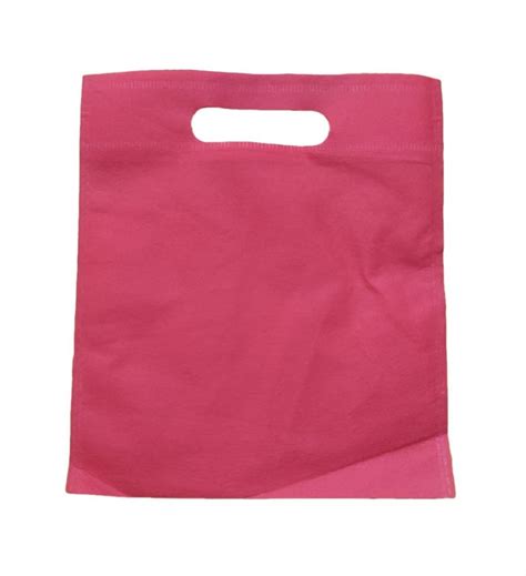 Plain Pink D Cut Non Woven Bag For Shopping At Rs 120 Kg In Lucknow