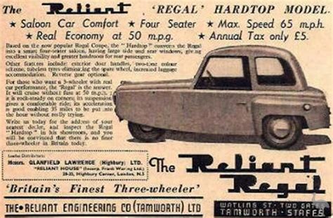 Reliant Regal 3-Wheeler 1956