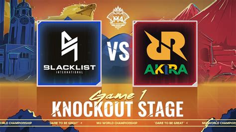 M4 Knockout Stage Game 1 BLCK Vs RRQ AKIRA YouTube