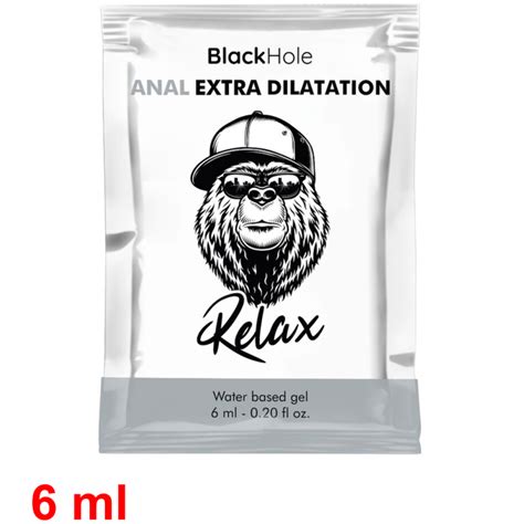 Lubricante Dilatación Anal Monodosis Black Hole ml