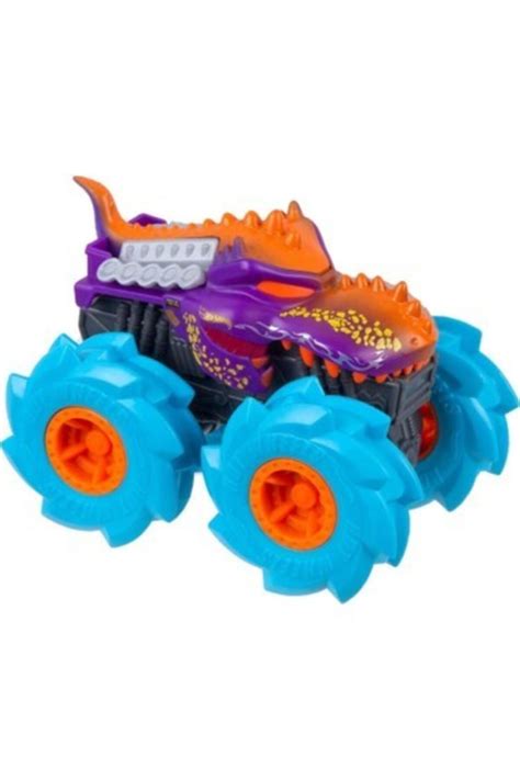 HOT WHEELS Monster Trucks 1 43 Sür Bırak Arabalar Mega Wrex Hotwheels Monster Truck Araba Gvk39