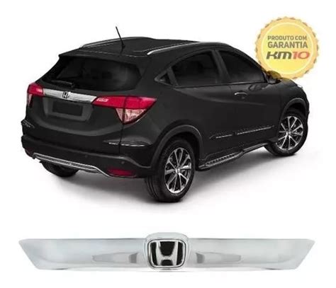 Moldura Porta Malas Cromado Aplique Honda Hrv Hr V