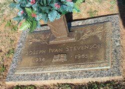 Joseph Ivan Stevenson M Morial Find A Grave