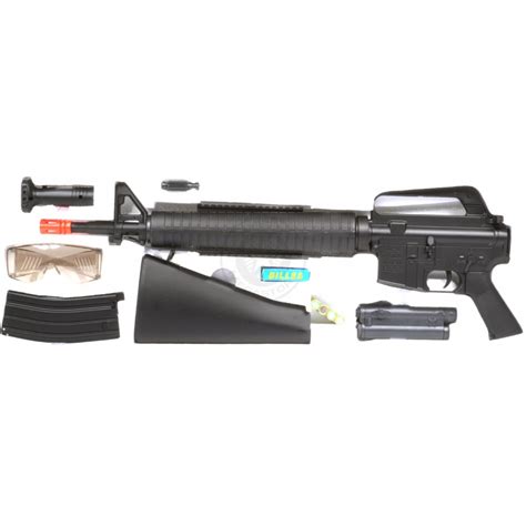 300 FPS WellFire M16A3 Spring Airsoft Rifle - w/ Tactical Accessories | Airsoft Megastore