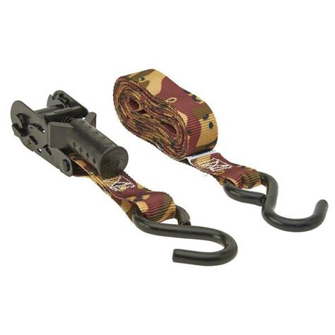 Keeper 1 In X 12 Ft 500 Lbs Desert Camo Ratchet Tie Down Strap 47382