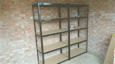 How To Assemble Metal Shelving Youtube