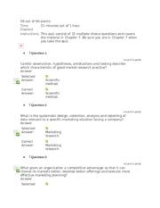 HSA 305 Quiz 4 56 Out Of 60 Points Time 51 Minutes Out Of 1 Hour