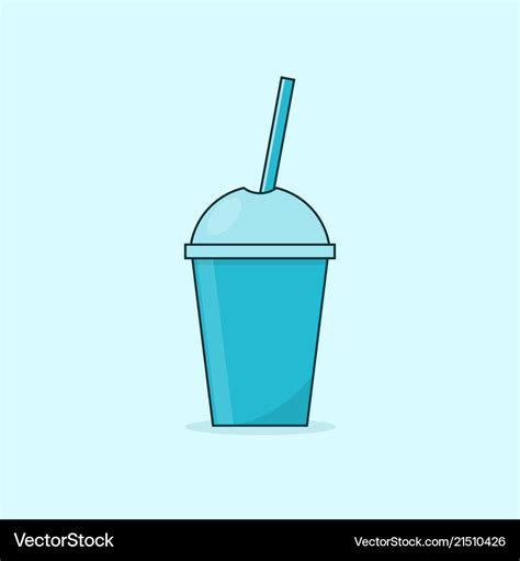 Cute Cartoon Fruit Smoothies In Cups Royalty Free Vector