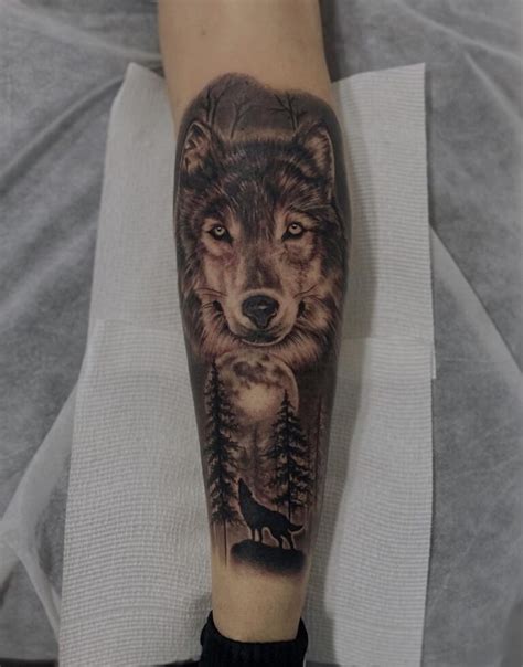 70+ Best Wolf Forearm Tattoo Design - January 2025