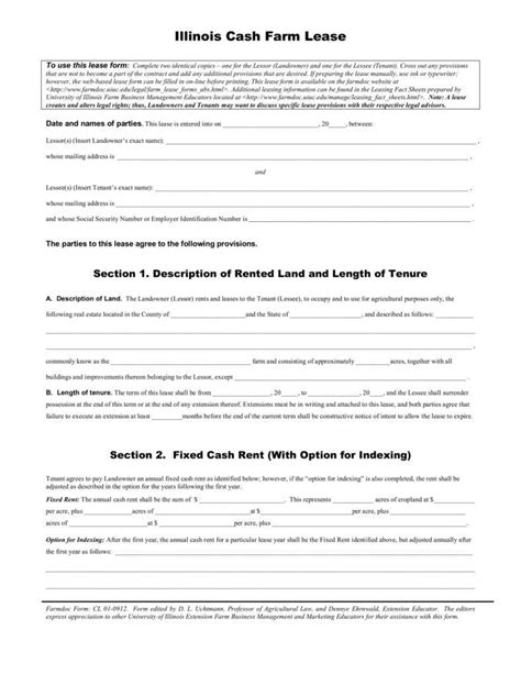 14 Farm Lease Agreement Templates Pdf Word Free And Premium Templates