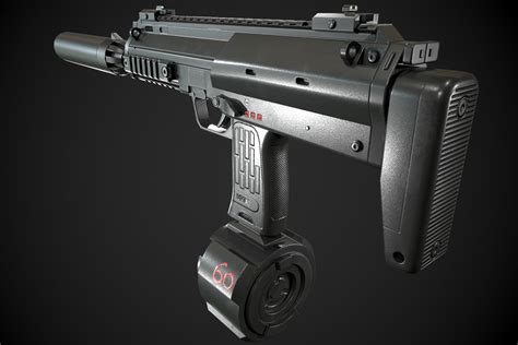 Free FPS Weapon MP7 3D 枪支 Unity Asset Store