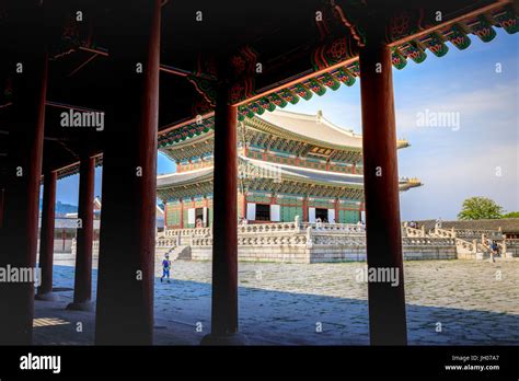 Geunjeongjeon The Throne Hall At The Gyeongbokgung Palace The Main