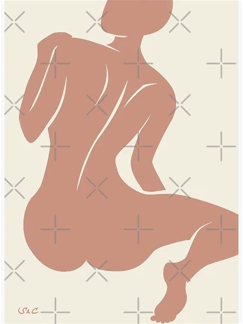 Henri Matisse Blue Nudes Inspired Abstract Woman Nude Body Figure