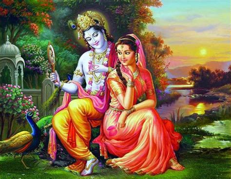 Radha Krishna Love Forever S Oil Painting Handpainted On Canvas