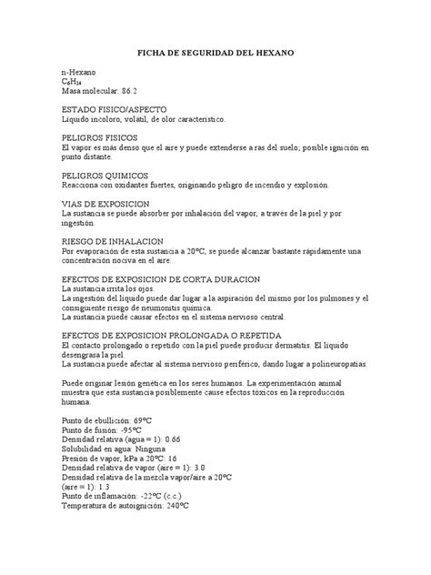 (PDF) Ficha de Seguridad Del Hexano - DOKUMEN.TIPS