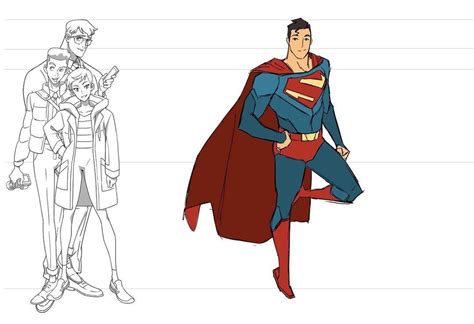 Comicweek On Tumblr My Adventures With Superman Character Design