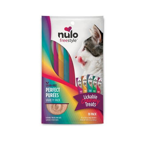 Buy Nulo Freestyle Grain Free Perfect Purees Premium Wet Cat Treats Squeezable Meal Topper For