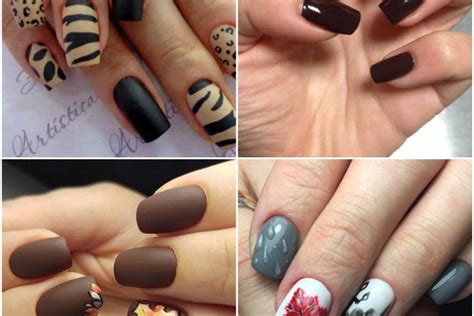 Le Nail Art Automne Travers Designs Chics Et Inspirants