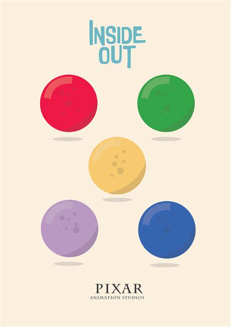 Inside Out Pixar Poster