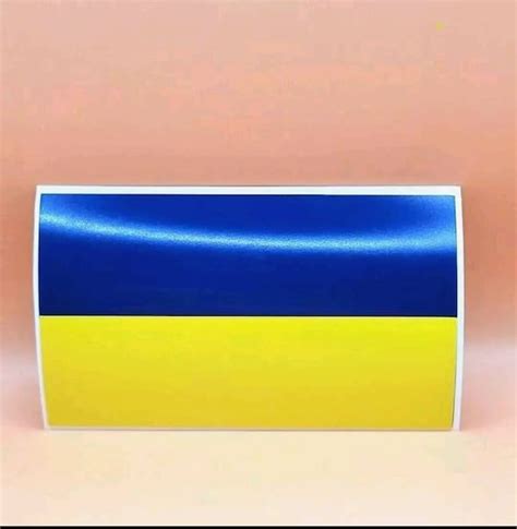 2 Ukraine Flag Stickers Vinyl Car Window Laptop Decal Bumper Etsy