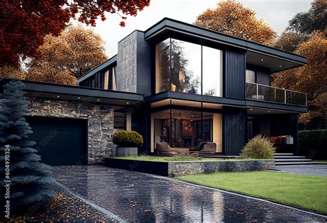 Contemporary Modern Black House Architect S House Modern House With