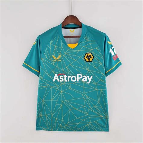 Wolverhampton Wanderers F C Away 2022 2023 Men Jersey