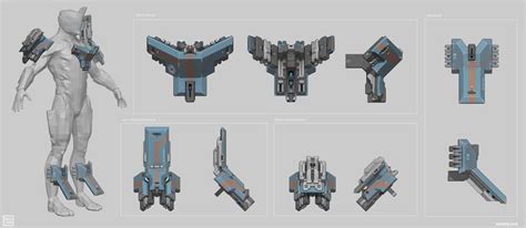 ArtStation - Warframe: Corpus ARCA ARMOR, Sean Bigham | Warframe art, Game concept art, Art gallery